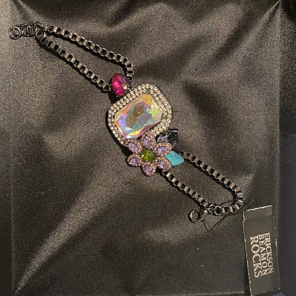 NEW tags Erickson Beamon Rocks Crystal Arcade Bright Flower Collection Set Rare - Picture 4 of 7